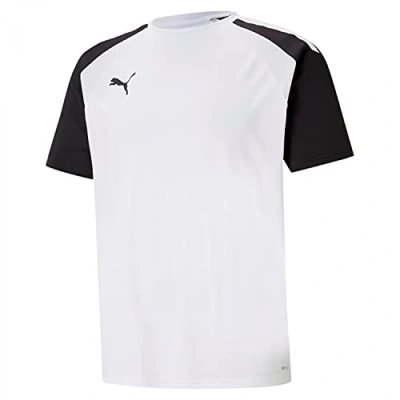 Afbeelding van Puma Teampacer Shirt Korte Mouw Heren Wit / Zwart Maat: XL