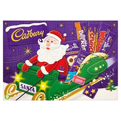 Afbeelding van Cadbury Kerstman melkselectie 169 g