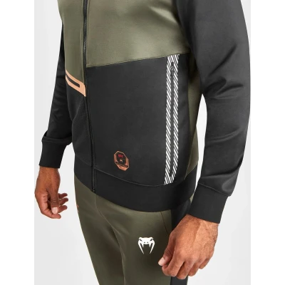Afbeelding van Venum UFC Fight WEEK Adrenaline Sweater met rits, Heren, Maat: XL, Khaki/bronze
