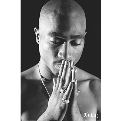 Afbeelding van Tupac Pray Poster 61x91.5cm