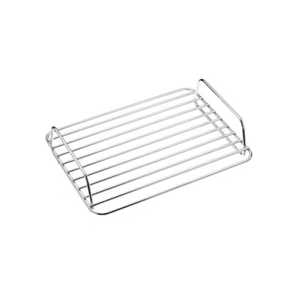 Afbeelding van KitchenCraft MasterClass Groot Braadrek Roestvrij Staal ‎32,2 x 23,4 8,2 Centimeter Zilverkleurig