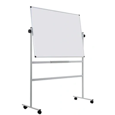 Afbeelding van Bi Office Revolver Whiteboard, Dubbelzijdig, Magnetisch, Gelakt Staal, 1200 x 900 mm