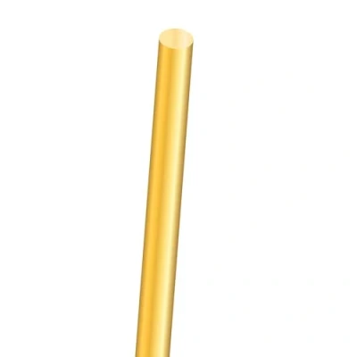 Afbeelding van iMeistek 8 mm messing staaf, lengte: 300 mm, massief metaal, rond, voor bartoren, doe het zelf (1 stuk)