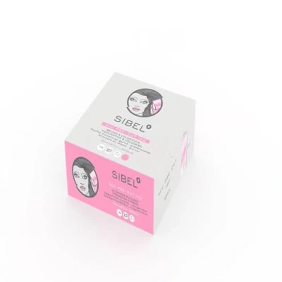 Afbeelding van Sibel Alu Folie Embossed Pink Pre Cut 14My 300 Vel