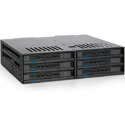 Afbeelding van Icy Dock MB326SP B, SATA III, 2.5&quot;, 438 g, Rack (1U), Zwart
