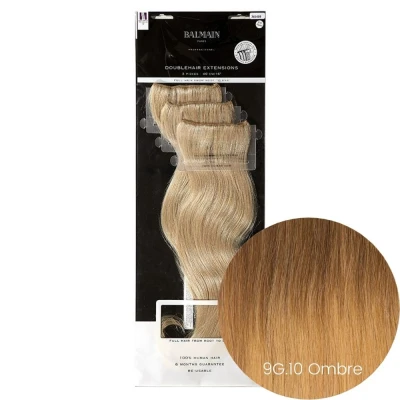 Afbeelding van Balmain DoubleHair Extensions Human Hair 3 st 40 cm 9G.10 Ombre