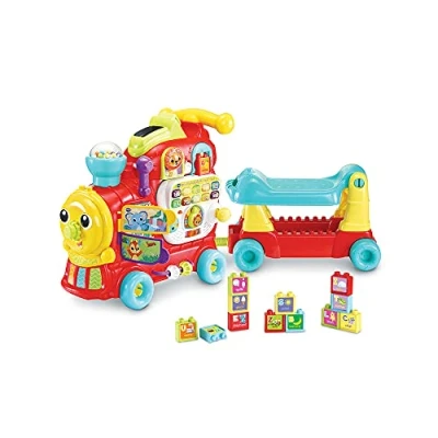 Afbeelding van VTech Maxiloco, Mon Trotti trein, 7 in 1, interactieve babyschuiver, 1/3 jaar, Franse versie