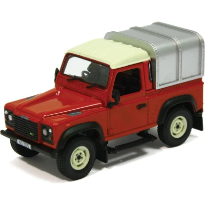 Afbeelding van Britains Land Rover Defender 90 + Canopy (Red)