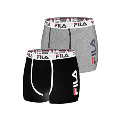 Afbeelding van Fila Boxer Fi/1bc/Fu5040x2 Boxershorts voor heren, 2 stuks, Ng