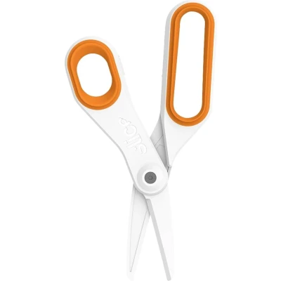 Afbeelding van Slice 10545 Universele schaar Linkshandig, Rechtshandig 198 mm Oranje, Wit