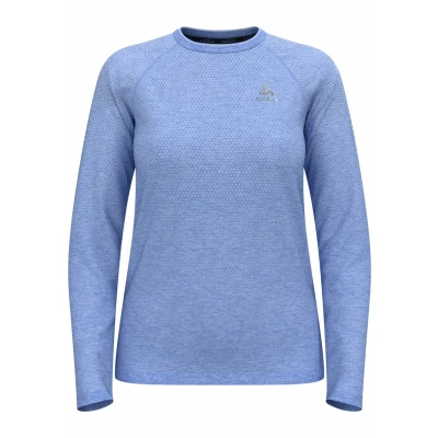 Afbeelding van ODLO CREW NECK Essential Longsleeve, Dames, Maat: 42/44, Persian jewel melange