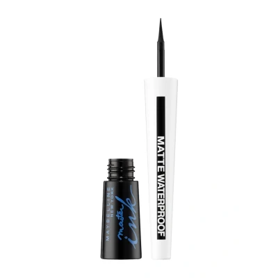 Afbeelding van Maybelline New York Master INK Eyeliner Eyeliner, Dames, Maat: One Size, Black waterproof