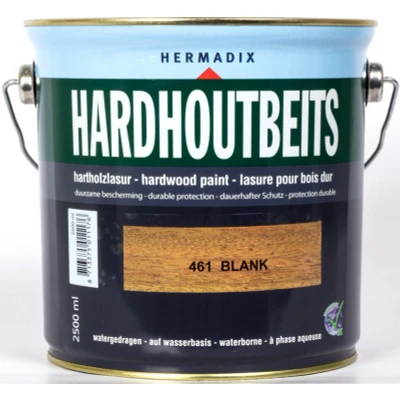 Afbeelding van Hermadix Hardhoutbeits 461 Naturel 2,5 liter Transparante beits