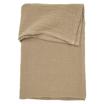 Afbeelding van Meyco Laken Ledikant Pre Washed Hydrofiel Taupe