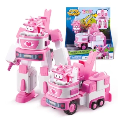 Image de Véhicule transformable en robot Super Wings 18 cm