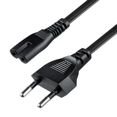 Afbeelding van Tolesum 1,5 m netsnoer EU Plug C7 tweepolig 2 kabel voor PS5 / PS4 PS3 Xbox Series X/S zwart