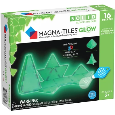 Afbeelding van Magna tiles magnetische tegels glow in the dark 16st