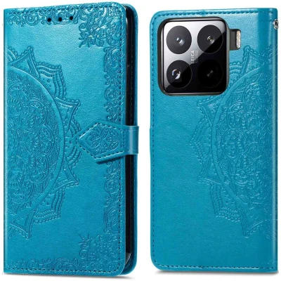 Afbeelding van imoshion Hoesje Geschikt voor Xiaomi 15 Mandala Bookcase Turquoise