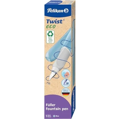 Afbeelding van Pelikan Twist Vulpen Eco, Met Vulling, Blauw