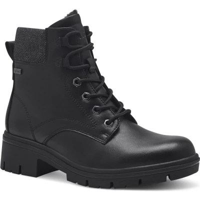 Afbeelding van Jana Snowboots, Dames, Maat: 38, Black Textiel/ synthetisch