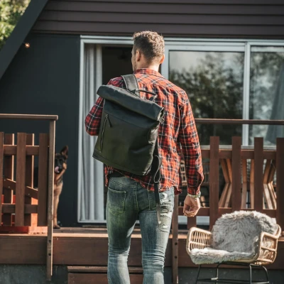 Afbeelding van The Chesterfield Brand Liverpool Rugzak zwart backpack