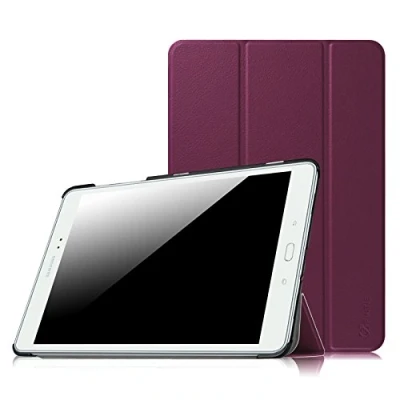 Afbeelding van FINTIE Beschermhoes voor Samsung Galaxy Tab A 9.7 SM T550 / T555 beschermhoes, ultradun, licht, PU leer, automatische slaap/wake functie, paars