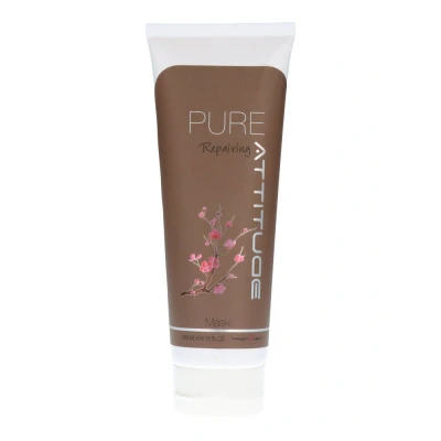 Afbeelding van Trontveit PURE Repairing ATTITUDE Mask 200 ml Herstellend Haarmasker met Amandelolie, Aloë Vera, Havermout &amp; Panthenol Vegan, SLS/SLES vrij, Dierproefvrij