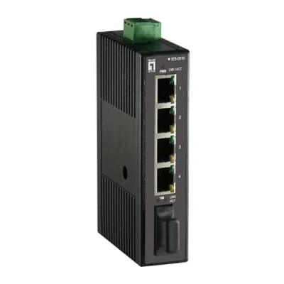Afbeelding van LevelOne IES 0510 netwerk switch Unmanaged Fast Ethernet (10/100) Zwart