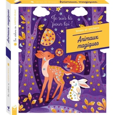 Image de Les ateliers de Marion Blanc Strass et stickers Animaux magiques boîte avec accessoires