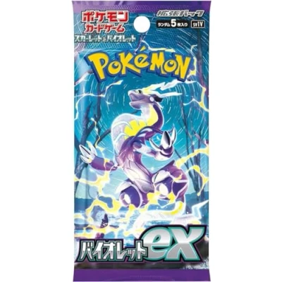 Afbeelding van Pokemon Paars Ex envelop 5 kaarten (JP)