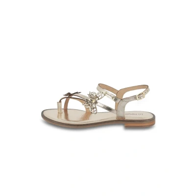 Afbeelding van Les Tropeziennes par M Belarbi Hesperi Sandalen, Dames, Maat: 37, Gold Leer