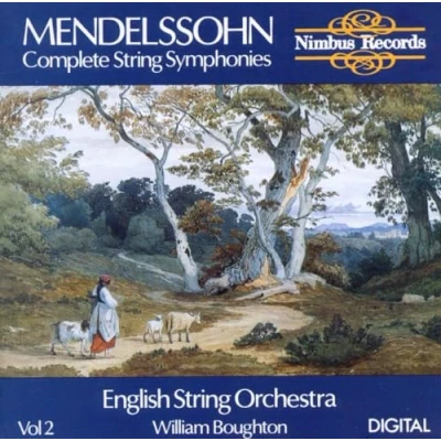 Afbeelding van English String Orchestra, William Boughton Mendelssohn: Complete Symphonies Vol. 2 (CD)