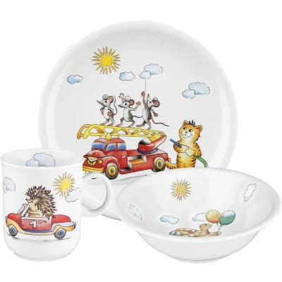 Afbeelding van Seltmann Weiden Kinderservies 3 Delig Mok, Schaal en Bord
