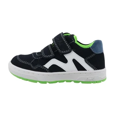 Afbeelding van Lurchi Dominik Sneakers laag voor kinderen, Maat: 24, Dark blue Veloursleer