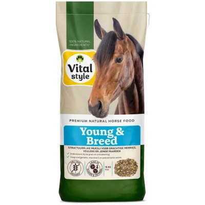 Afbeelding van VITALstyle Muesli Young &amp; Breed 15 kilogram