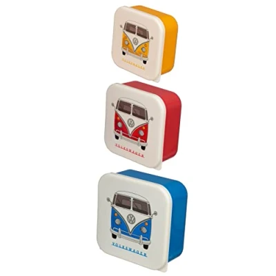 Afbeelding van Set van 3 lunchtrommels Volkswagen T1