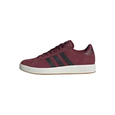 Afbeelding van adidas Grand Court Base 00s herenschoenen, Shadow Red Core Zwart Gebroken Wit