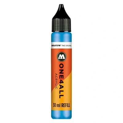 Afbeelding van Molotow ONE4ALL™ 30ml lichtblauwe navul Inkt op acrylbasis