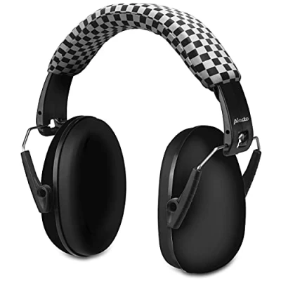 Image de Protection auditive pour les bébés et enfants Alecto BV 71BK Noir Blanc