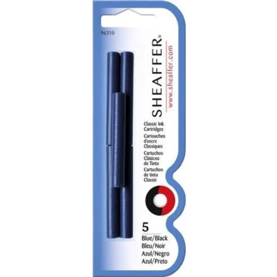 Afbeelding van Inktpatroon Sheaffer Classic blauw/zwart