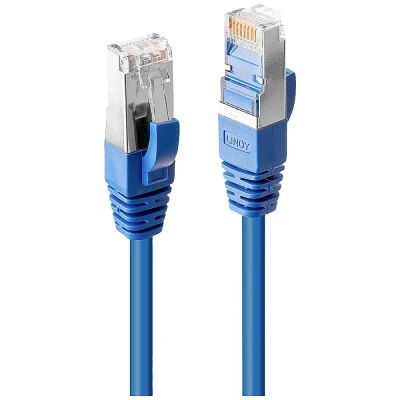 Afbeelding van LINDY 45641 RJ45 Netwerkkabel, patchkabel CAT 6 S/STP 0.50 m Blauw 1 stuk(s)