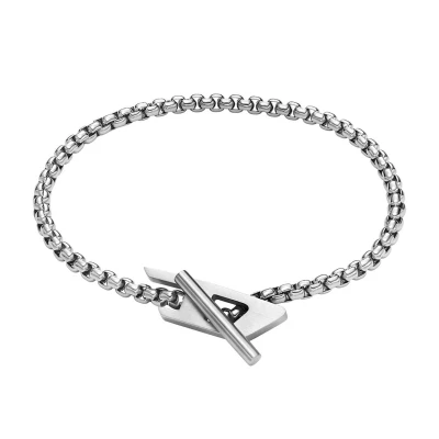 Afbeelding van Diesel Armband Silver coloured, Heren, Maat: One Size, coloured