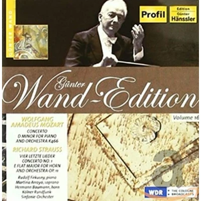 Afbeelding van Kölner Rundfunk Sinfonie Orchester, Günter Wand Mozart: Piano Concerto/Strauss: Vier Letzte Lieder (CD)