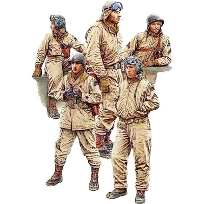 Afbeelding van 1:35 MiniArt 35399 U.S. Tank Crew Nw Europe Special Edition Figuren Plastic Modelbouwpakket