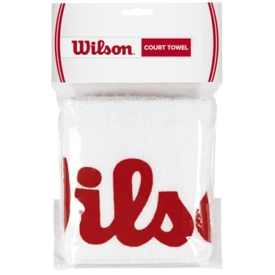 Afbeelding van Wilson Sporthanddoek, sport, kort, wit/rood, WRZ540000, 75 x 50 cm