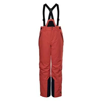 Afbeelding van Killtec KSW 79 BYS SKI PNTS jongens functionele broek met afneembare gevecht, sneeuwvanger en randbescherming neonoranje 152, 37310 000