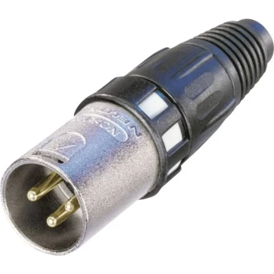 Afbeelding van Neutrik NC3MXCC XLR connector Stekker, recht Aantal polen: 3 Zilver 1 stuk(s)