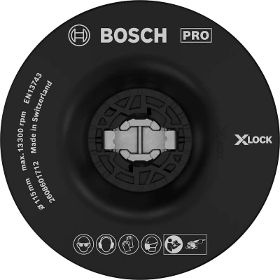 Image de BOSCH 2608601712 Support X LOCK pour disques en fibre 115 mm moyen