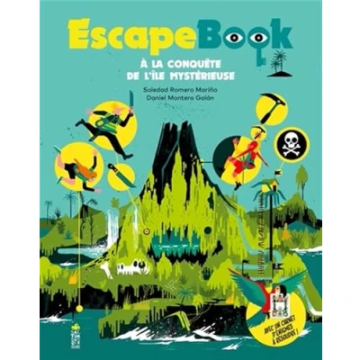 Afbeelding van ESCAPE BOOK A LA CONQUETE DE L&#039;ILE MYSTERIEUSE