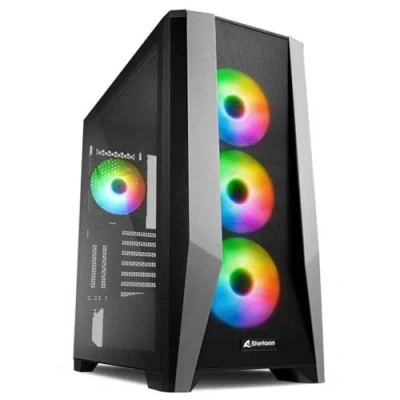 Afbeelding van Sharkoon TG7M RGB PC behuizing Zwart